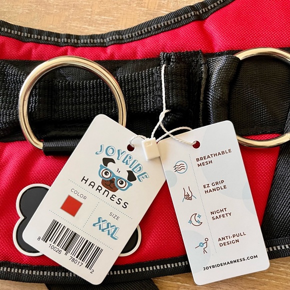 JOYRIDE Dog harness- Brand NEW Red XXL - Picture 2 of 4